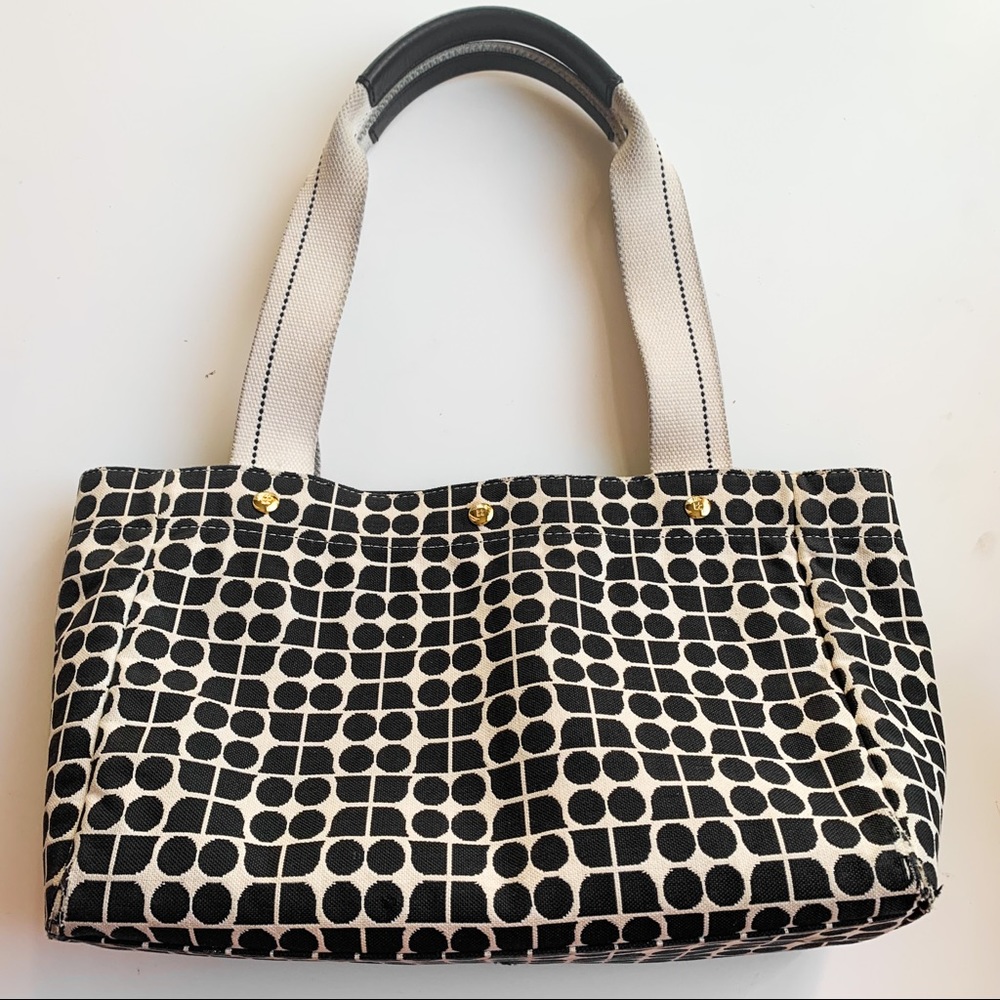 Auth Kate Spade small canvas tote bag